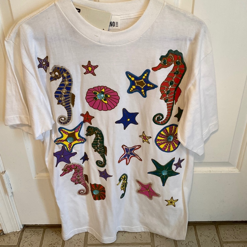 Beach Cover Up with Seahorse and Starfish/NWT